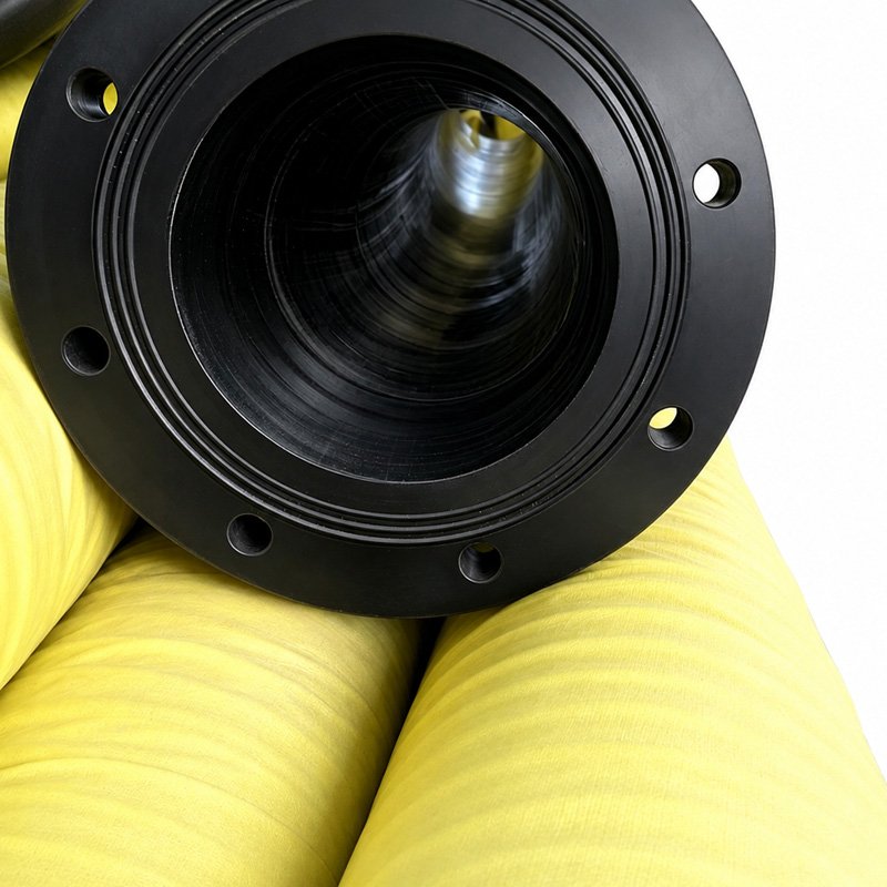 Material Handing Hose with Flange