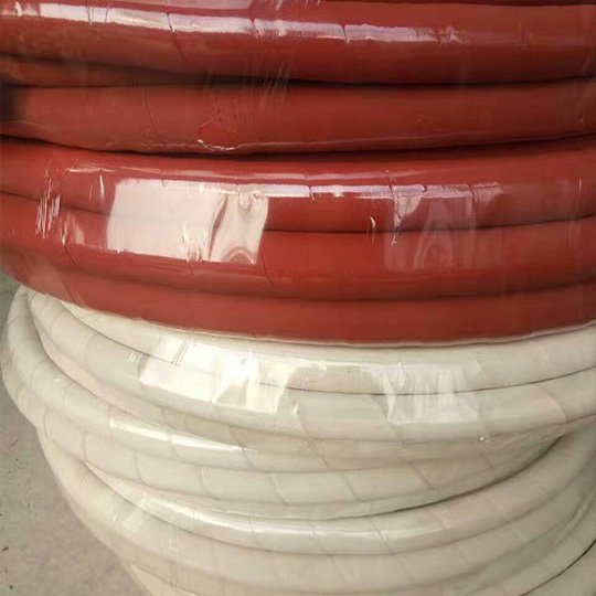 Red and White Food Hoses