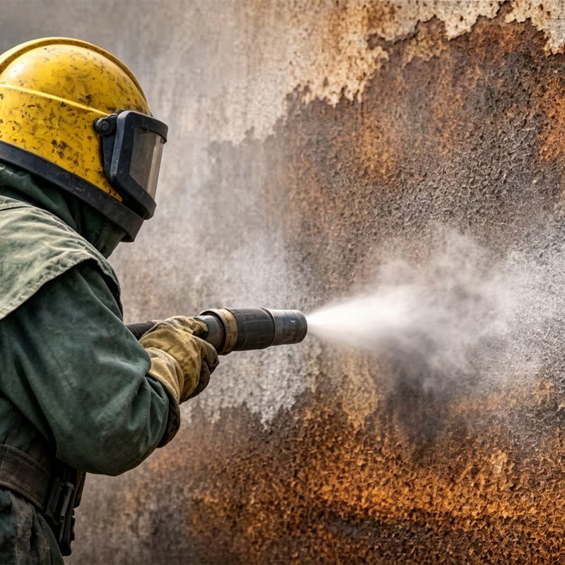 Ship Sandblasting