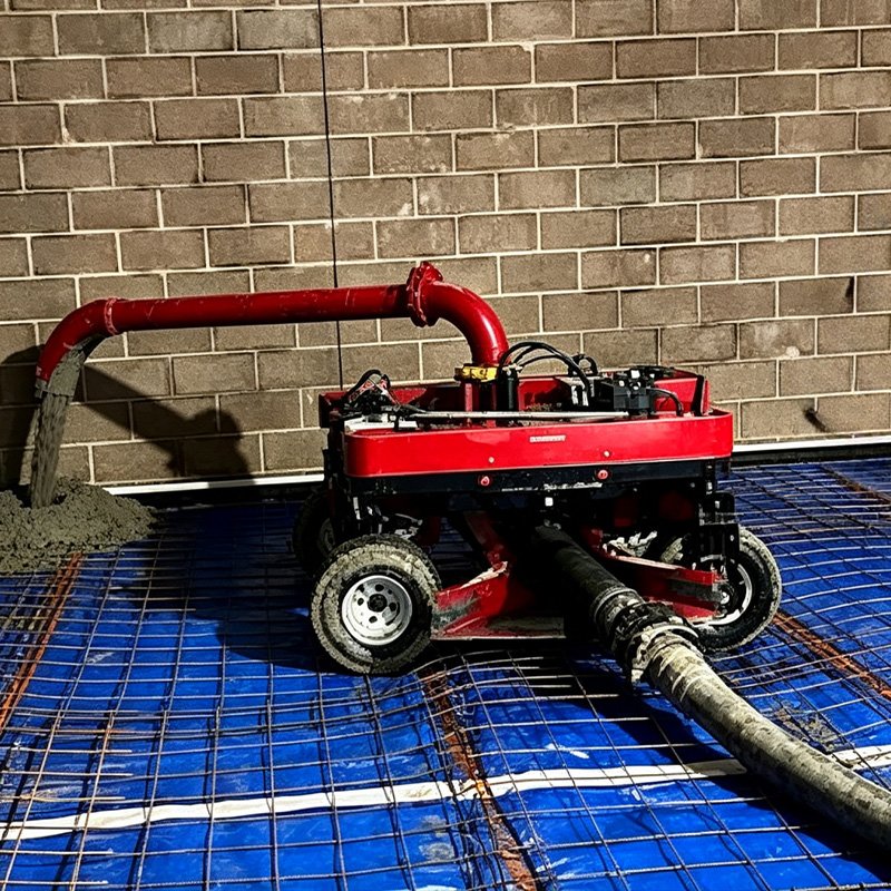 Concrete Boom Pump Hoses in Construction Projects