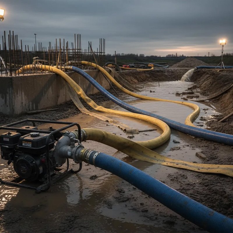 Layflat Hose in Industrial Water Supply
