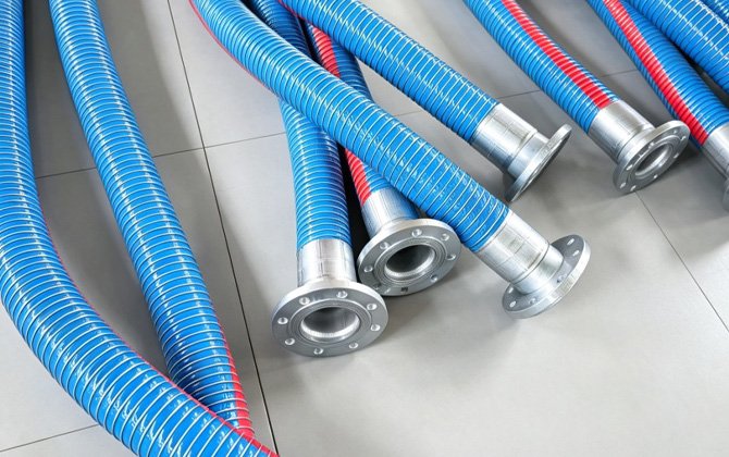 Composite Hose with Flanges