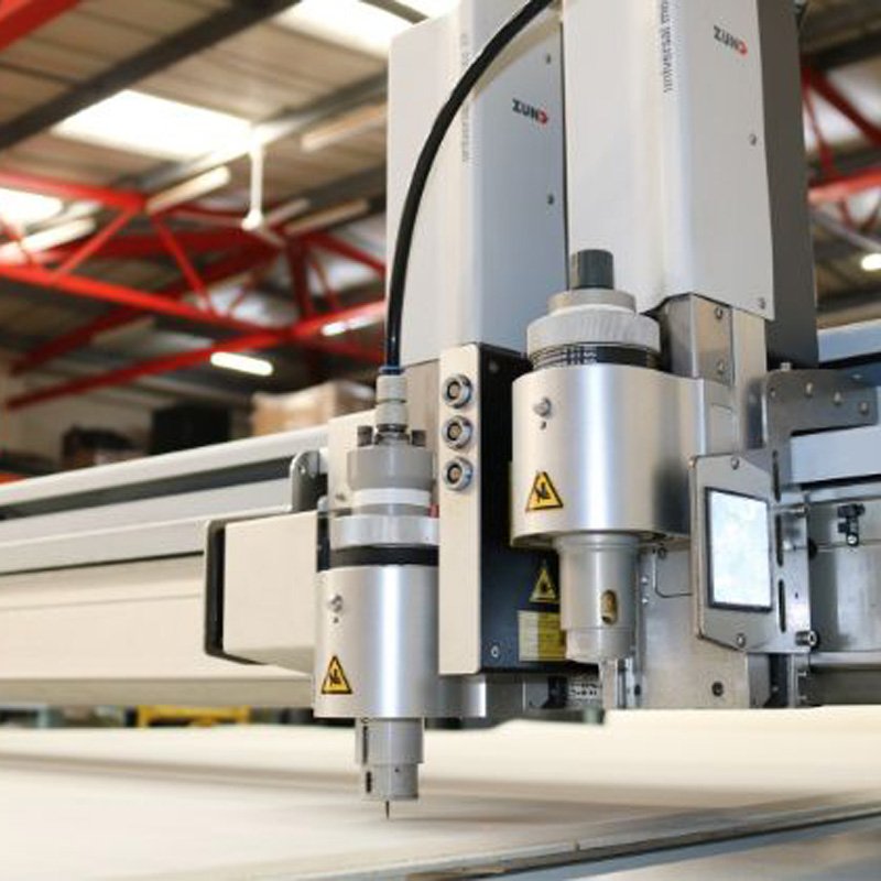 Rubber Garsket in CNC Cutting Machine